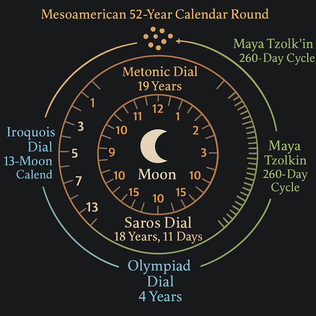 Combined Cosmic Clock visualization
